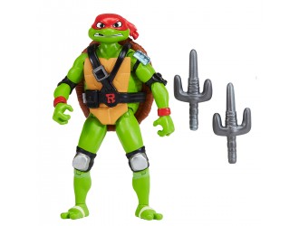 Figurina Raph cu functie mecanica seria Shell Spin 11,5cm Testoasele Ninja TMNT