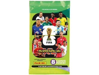 Пакет коллекционных карточек Panini FIFA World Cup 2026 Adrenalyn XL, 8 карточек