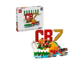 Set Constructie LEGO Art Football Cristiano Ronaldo CR7 - Football Highlights 43012, Tablou Decorativ pentru Adulti