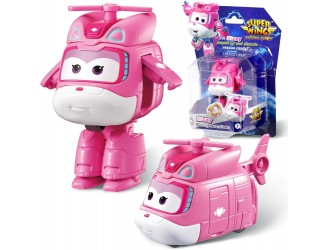 Figurina Transformabila Super Wings Dizzy, Avion si Robot, 10 cm