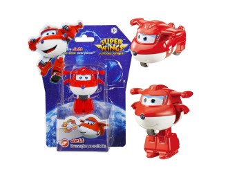 Figurina Transformabila Super Wings Jett, Avion si Robot, 5 cm