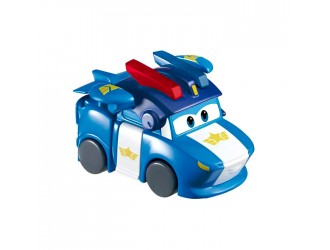 Figurina Transformabila Super Wings Lucie, Avion si Robot, 5 cm