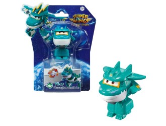 Figurina Transformabila Super Wings Tino, Avion si Robot, 5 cm