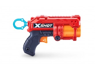 Blaster X-Shot Excel Fury 4 ZURU, 16 Darturi Inclus, Tambur Rotativ, Raza de Actiune 27 m, +8 ani