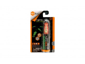 750182R Robot insecta HEXBUG Nano Glow in the Dark, Rosu