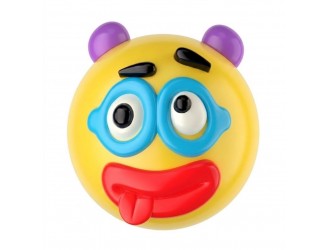 Jucarie antistres Smash Face squishy tip Smushers - Fata Caraghioasa, Galben, 10 cm