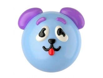 Jucarie antistres Smash Face squishy tip Smushers - Fata Catelus, Albastru, 10 cm