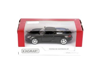 Macheta auto metalica Kinsmart Porsche Carrera GT KT5081W, scara 1:36, cu usi care se deschid, Negru