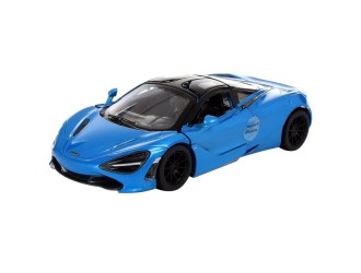 KT5403W-ALBASTRU Macheta auto metalica McLaren 720S Kinsmart KT5403W, scara 1:36, cu usi tip fluture care se deschid, Albastru