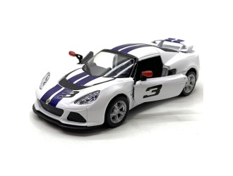 KT5361WF-ALB Macheta auto metalica Lotus Exige S Kinsmart KT5361WF, scara 1:32, cu usi care se deschid, Alb