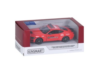 KT5455WPR-ROSU Macheta auto metalica Ford Mustang Fire Rescue Kinsmart KT5455WPR, scara 1:38, cu usi care se deschid, Rosu