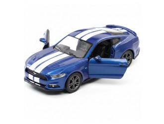 KT5386WF-ALBASTRU Macheta auto metalica Ford Mustang GT Kinsmart KT5386WF 1:38, cu usi care se deschid, Albastru