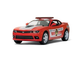 KT5383WPR-ROSU Macheta auto metalica Chevrolet Camaro Fire Rescue Kinsmart KT5383WPR 1:38, cu usi care se deschid, Rosu