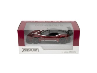 KT5407WF-ROSU Macheta auto metalica Aston Martin Vulcan Kinsmart KT5407WF, scara 1:38, cu usi care se deschid, Rosu