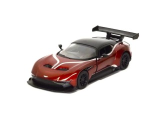KT5407WF-ROSU Macheta auto metalica Aston Martin Vulcan Kinsmart KT5407WF, scara 1:38, cu usi care se deschid, Rosu