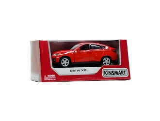 KT5336W-ROSU Macheta auto metalica BMW X6 Kinsmart KT5336W, scara 1:38, cu usi care se deschid, Rosu