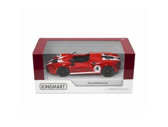 Металлическая модель автомобиля McLaren Elva (Livery Edition) Kinsmart KT5462WF, масштаб 1:36, с открывающимися дверями, Бордовый