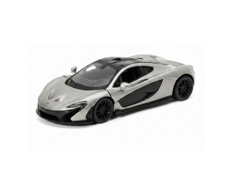 Macheta auto metalica McLaren P1 Kinsmart KT5393W, scara 1:36, cu usi care se deschid, Gri