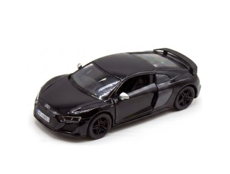Macheta auto metalica Audi R8 Coupe Kinsmart KT5422W, scara 1:36, cu usi care se deschid, Negru