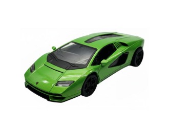 Macheta auto metalica Lamborghini Countach LPI 800-4 Kinsmart KT5437W, scara 1:38, cu usi care se deschid, Verde