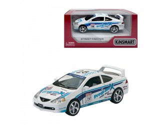 Macheta auto metalica Honda Integra Type R Kinsmart KT5072W-5, scara 1:34, cu usi care se deschid