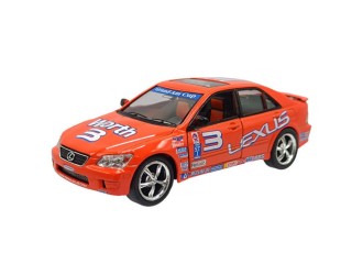 Macheta auto metalica Lexus IS300 Kinsmart KT5072W-2, scara 1:36, cu usi care se deschid