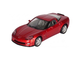 Металлическая модель автомобиля Kinsmart KT5320W Chevrolet Corvette Z06, масштаб 1:36, с открывающимися дверями, красный