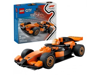 Set de constructie 60442 Pilot F1 cu monopost McLaren