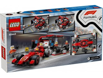 Set de constructie 60443 Oprire la boxe F1 cu echipa si masina Ferrari