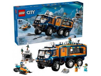 Set de constructie LEGO City 60471 Camion laborator stiintific pentru explorare arctica, jucarie de construit