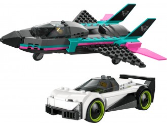 Set de constructie 60489 Avion contra masina