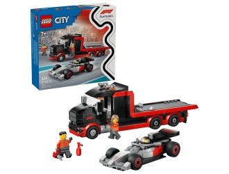 Set de constructie 60493 Camion expozitional F1 cu monopost Audi