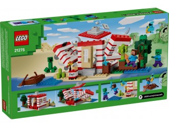 Set de constructie LEGO Minecraft 21275 Casa TNT din jungla, jucarie de construit