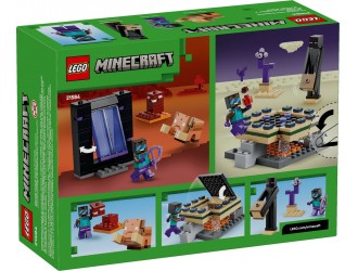 Set de constructie 21584 Calatorie prin portalul Nether si End