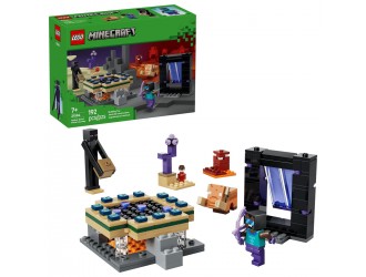 Set de constructie 21584 Calatorie prin portalul Nether si End