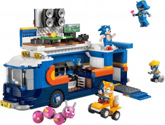 Set de constructie LEGO Sonic the Hedgehog 77006 Camion de comanda Echipa Sonic, jucarie de construit