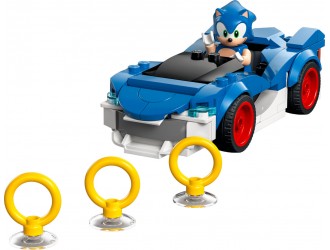 Set de constructie LEGO Sonic the Hedgehog 77117 Sonic Speedster Lightning, jucarie de construit