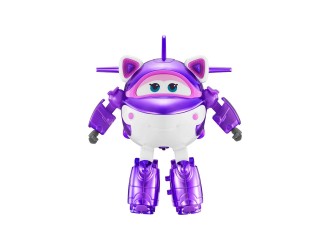 Figurina Transformabila Super Wings Shining Crystal, Avion si Robot, 13 cm