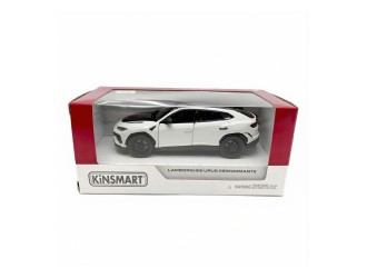 Macheta auto metalica Lamborghini Urus Performante Kinsmart KT5447W, scara 1:40, cu usi care se deschid, Alb
