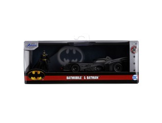 Металлическая модель автомобиля Jada Toys Batmobile 1989 с фигуркой Batman #31720, масштаб 1:32