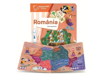 Carte interactiva Raspundel Istetel Romania peste 3000 de sunete informatii si teste (6+ ani)