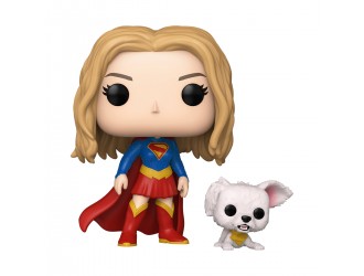 Коллекционная фигурка Funko POP! СУПЕРГЁРЛ с щенком Крипто #633