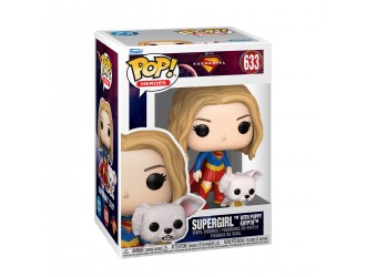 Коллекционная фигурка Funko POP! СУПЕРГЁРЛ с щенком Крипто #633