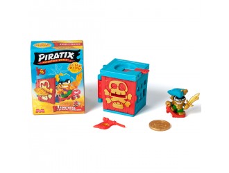 Set de joaca surpriza Piratix Cetate Golden Treasure Fortress cu figurina si accesoriu