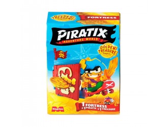 Set de joaca surpriza Piratix Cetate Golden Treasure Fortress cu figurina si accesoriu