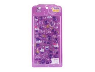 Stickere 3D – Pisicute visatoare mov Tiki Wiki seria Crystal