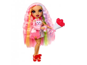Papusa cu accesorii Kia Hart, Rainbow High seria Pretty in Paris, 26 cm
