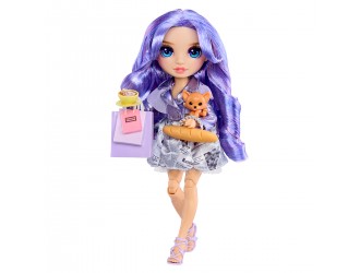Papusa cu accesorii Violet Willow, Rainbow High seria Pretty in Paris, 26 cm