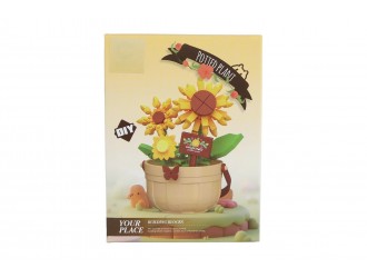 Set de constructie Flori in ghiveci Floarea Soarelui Potted Plant 189 piese