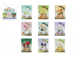 Set de constructie Flori in ghiveci Margarete DIY Your Place 173 piese